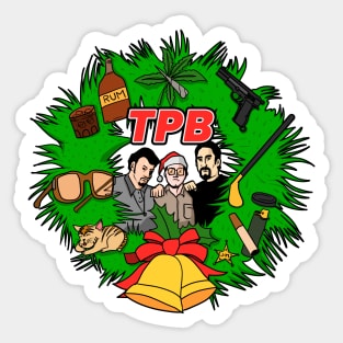 TPB Christmas Design Sticker